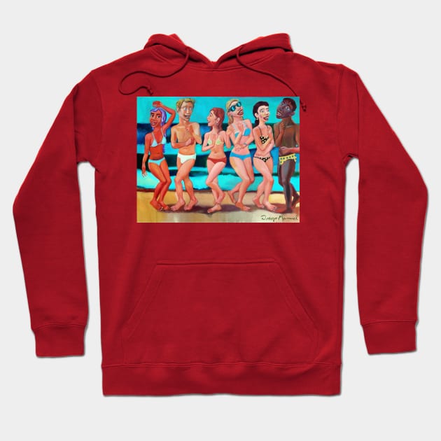 Party on the beach 2 Hoodie by diegomanuel